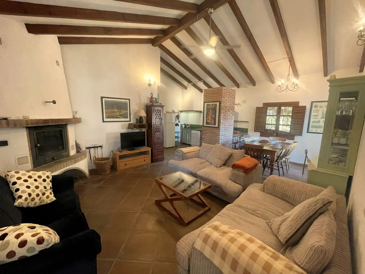 Sala de estar de Casa o chalet en venta en Álora con Aire acondicionado, Calefacción y Jardín privado