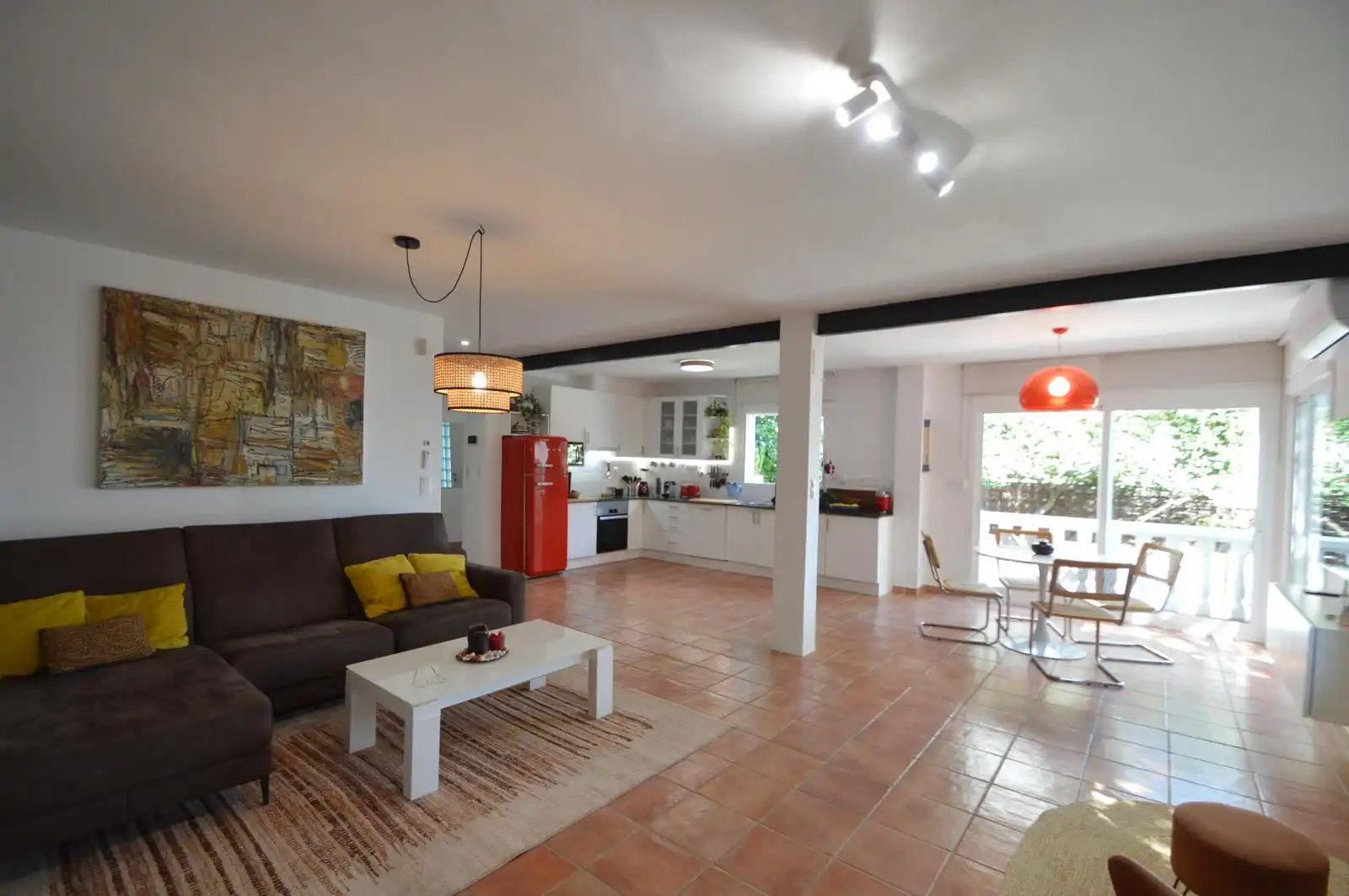 Wohnzimmer von Haus oder Chalet zum Verkauf in Vinaròs mit Klimaanlage, Heizung und Privatgarten