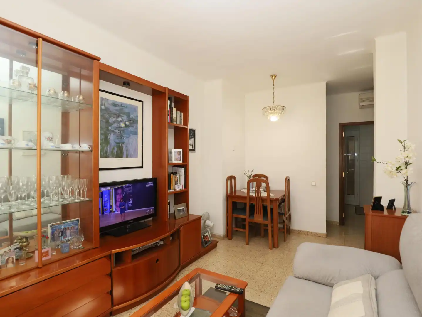 Sala d'estar de Pis en venda en Esplugues de Llobregat amb Aire condicionat