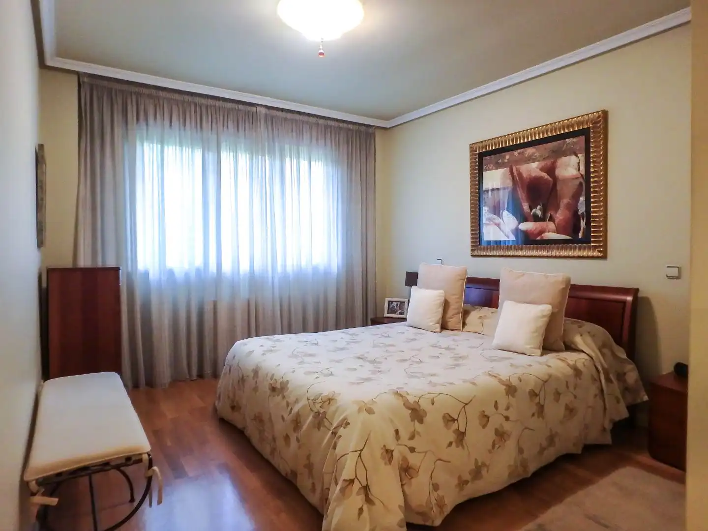 Bedroom of Ground floor for rent in Madrid  with Air Conditioner, Heating and Private garden