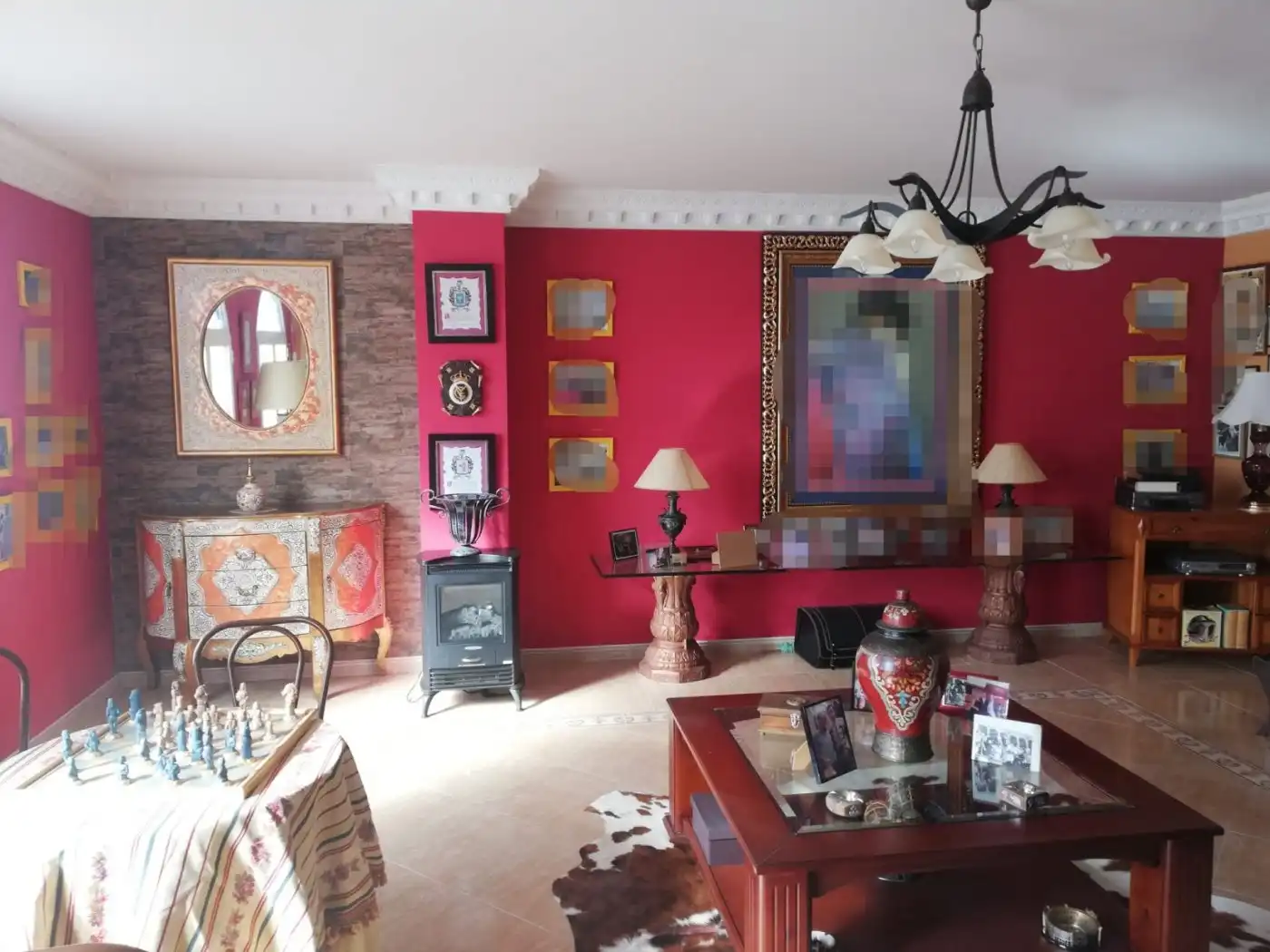 Living room of Houses for sale in Albacete  with Air Conditioner, Terrace and Storage room