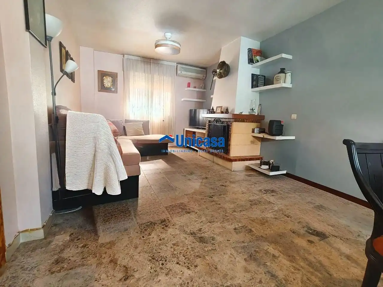 Sala de estar de Casa adosada en venta en Málaga