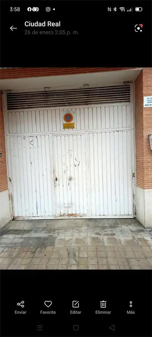 Vista exterior de Garatge en venda en Ciudad Real