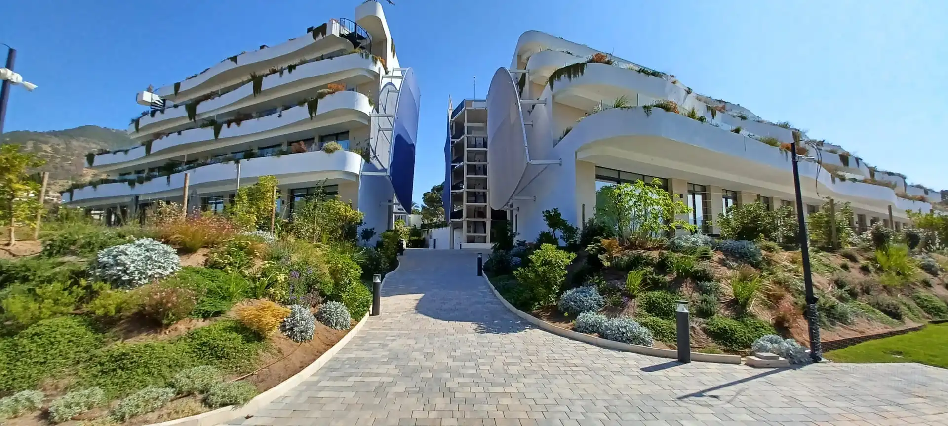 Vista exterior de Apartamento en venta en L'Alfàs del Pi con Aire acondicionado, Calefacción y Jardín privado