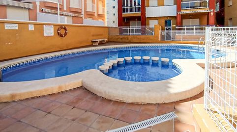 Planta baja con piscina y parking en primera linea de playa de Miramar