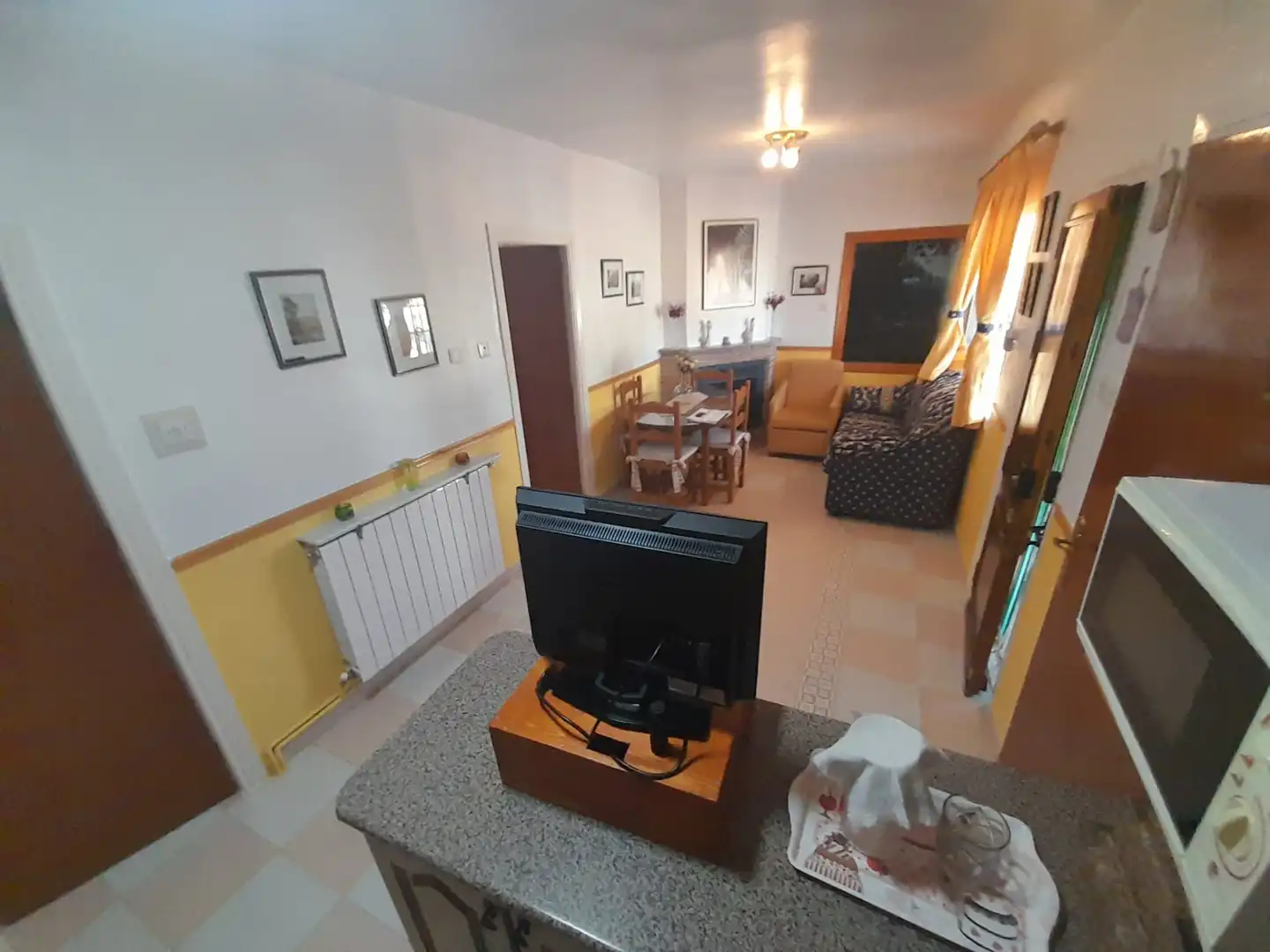 Sala d'estar de Finca rústica en venda en Almodóvar del Campo amb Traster i Piscina