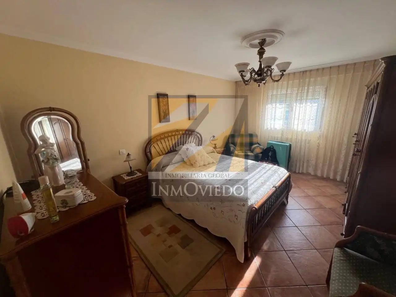 Dormitori de Casa o xalet en venda en Carreño amb Calefacció, Jardí privat i Parquet