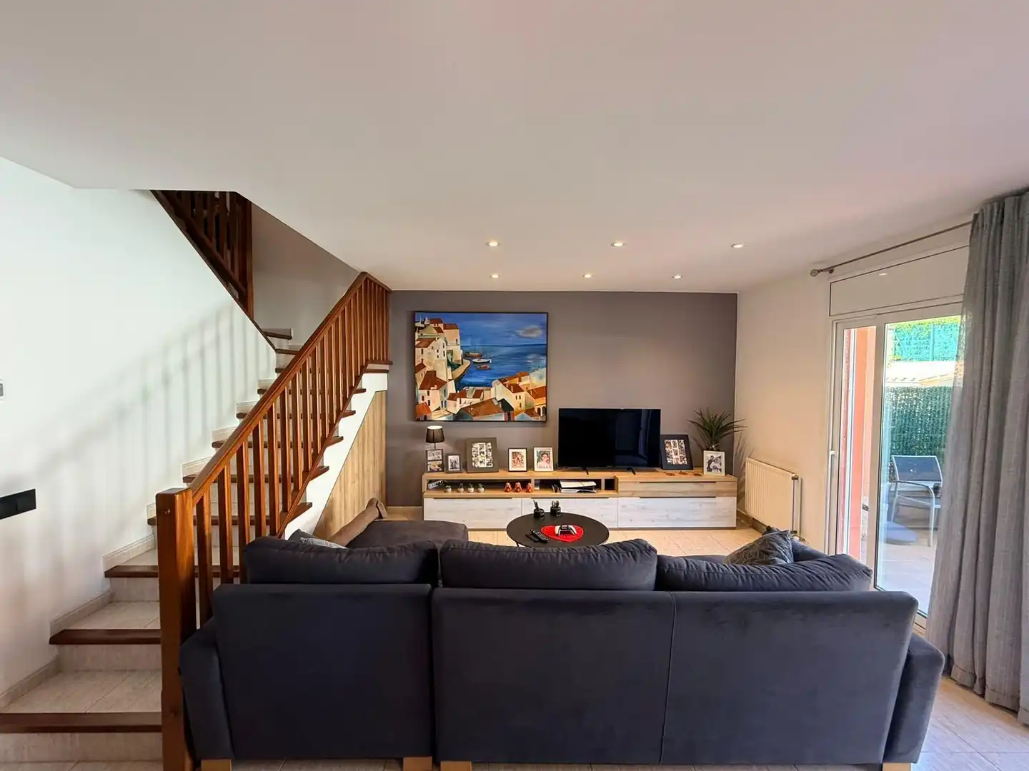 Living room of Houses for sale in El Far d'Empordà  with Air Conditioner, Heating and Private garden