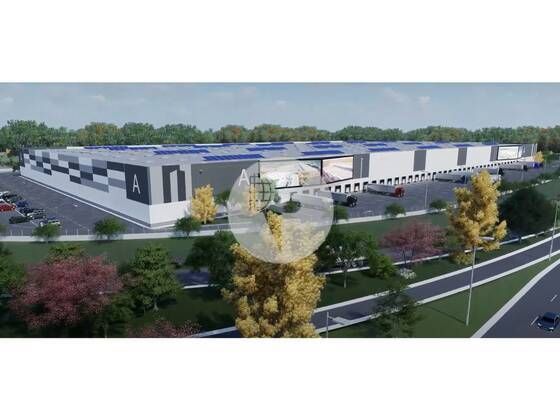 Vista exterior de Nau industrial de lloguer en  Madrid Capital