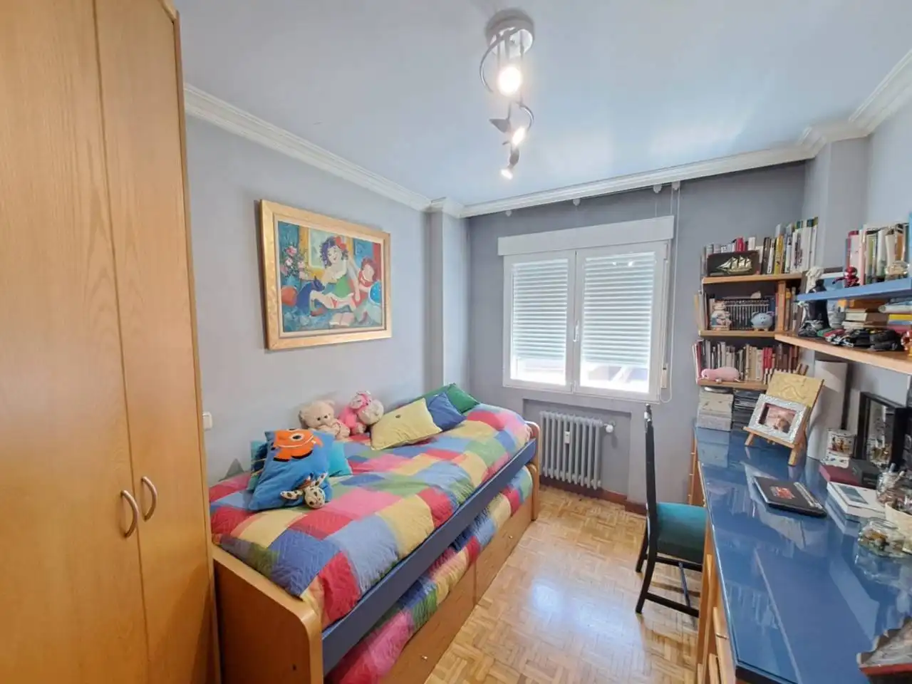 Bedroom of Flat for sale in Burgos  with Heating, Terrace and Alarm