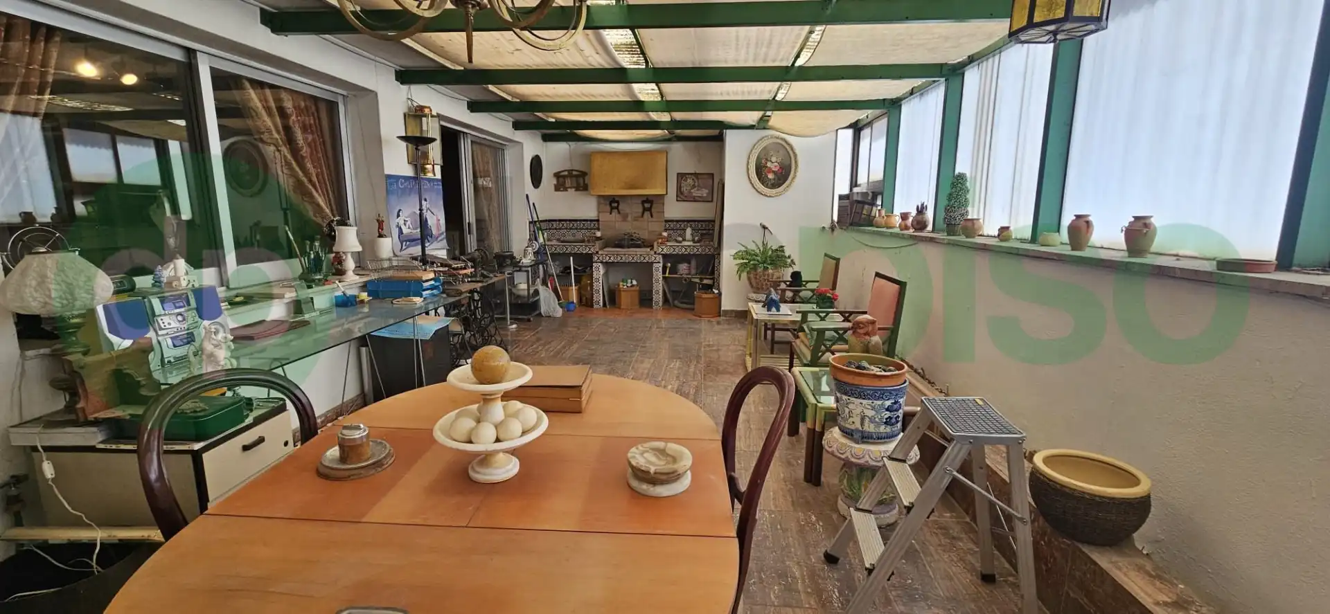 Küche von Maisonette zum Verkauf in Madrid mit Klimaanlage, Heizung und Terrasse