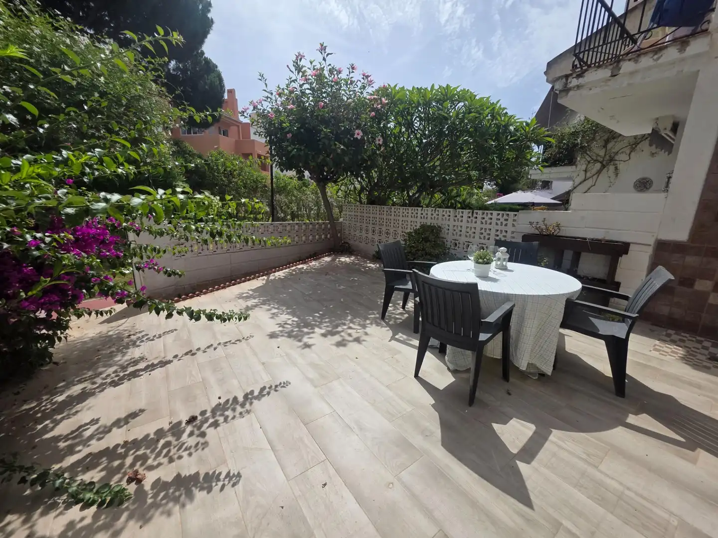 Terraza de Casa adosada de alquiler en Vélez-Málaga con Jardín privado, Terraza y Amueblado