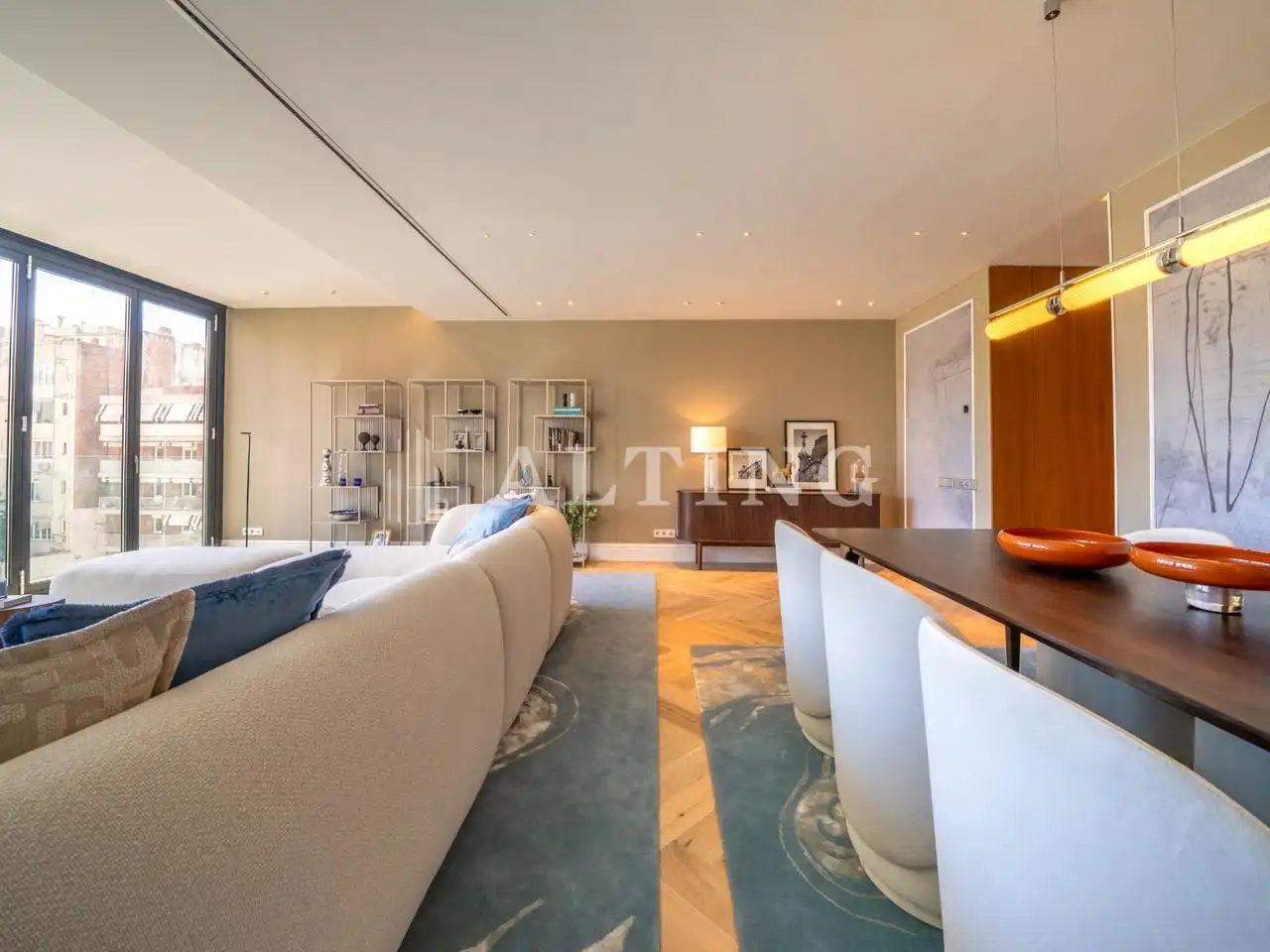Sala de estar de Piso en venta en Barcelona con Aire acondicionado, Calefacción y Jardín privado