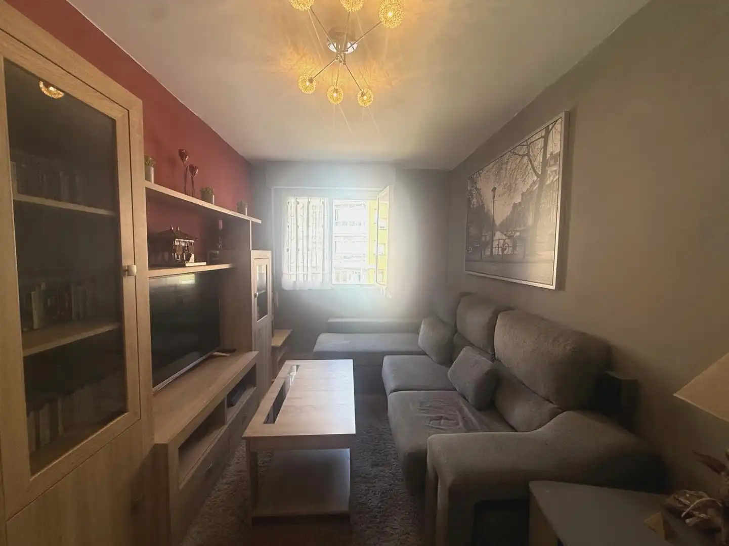 Living room of Flat for sale in Avilés  with Furnished