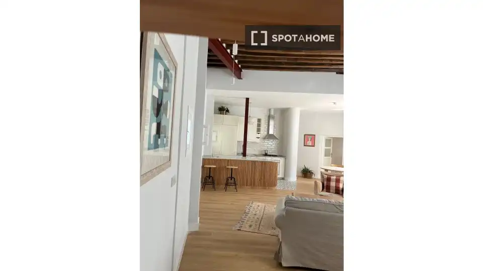 Vista exterior de Apartamento para compartir en Madrid con Aire acondicionado, Calefacción y Terraza