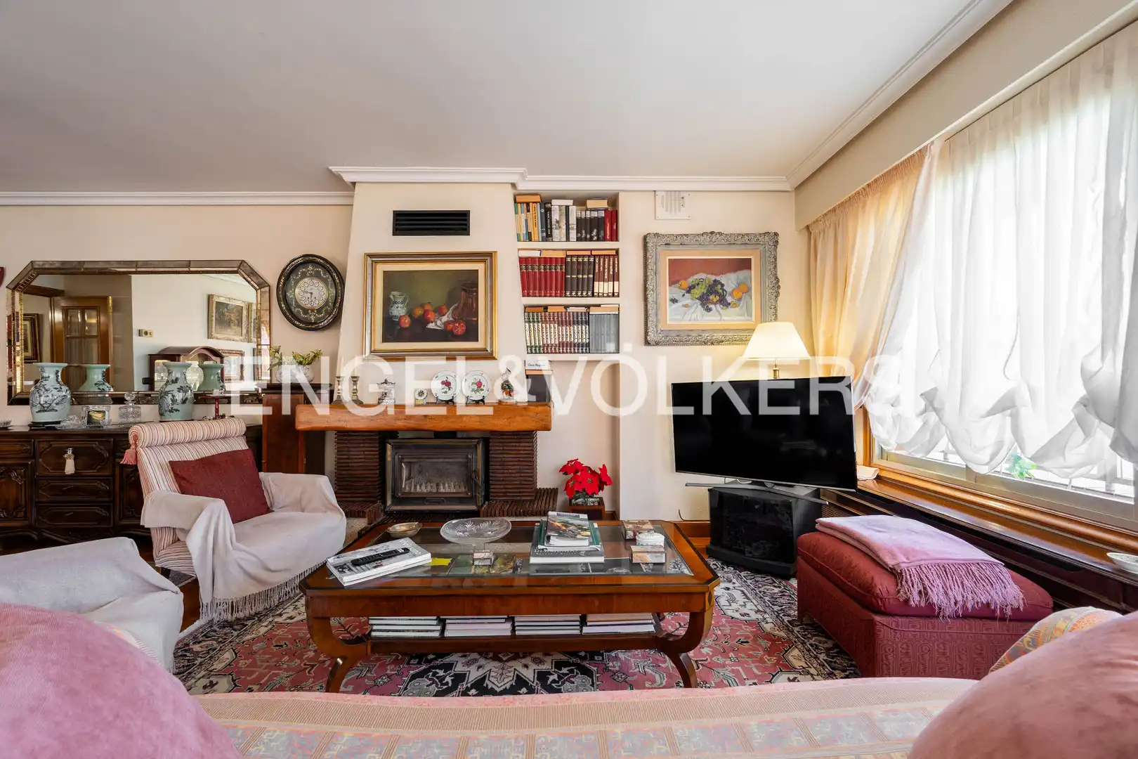 Sala de estar de Piso en venta en Zarautz con Calefacción, Parquet y Terraza