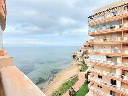 Exterior view of Apartment for sale in La Manga del Mar Menor  with Terrace, Balcony and Community pool