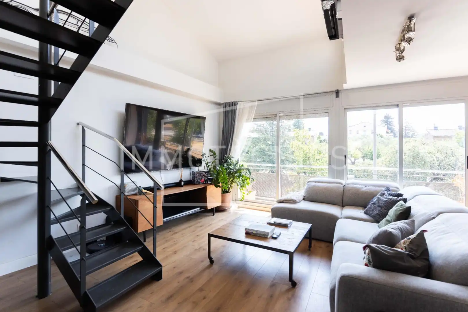 Living room of Duplexes for sale in Les Franqueses del Vallès  with Heating, Terrace and Storage room