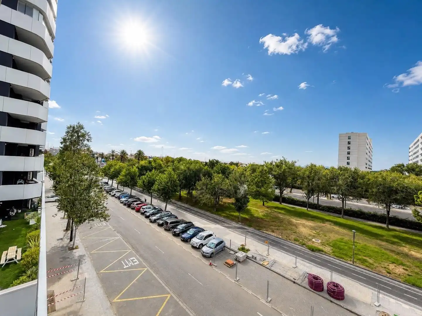 Parking of Flat for sale in Valencia  with Air Conditioner, Heating and Private garden