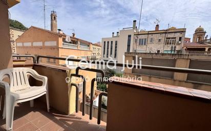 Vista exterior de Pis en venda en Badalona amb Calefacció, Terrassa i Balcó