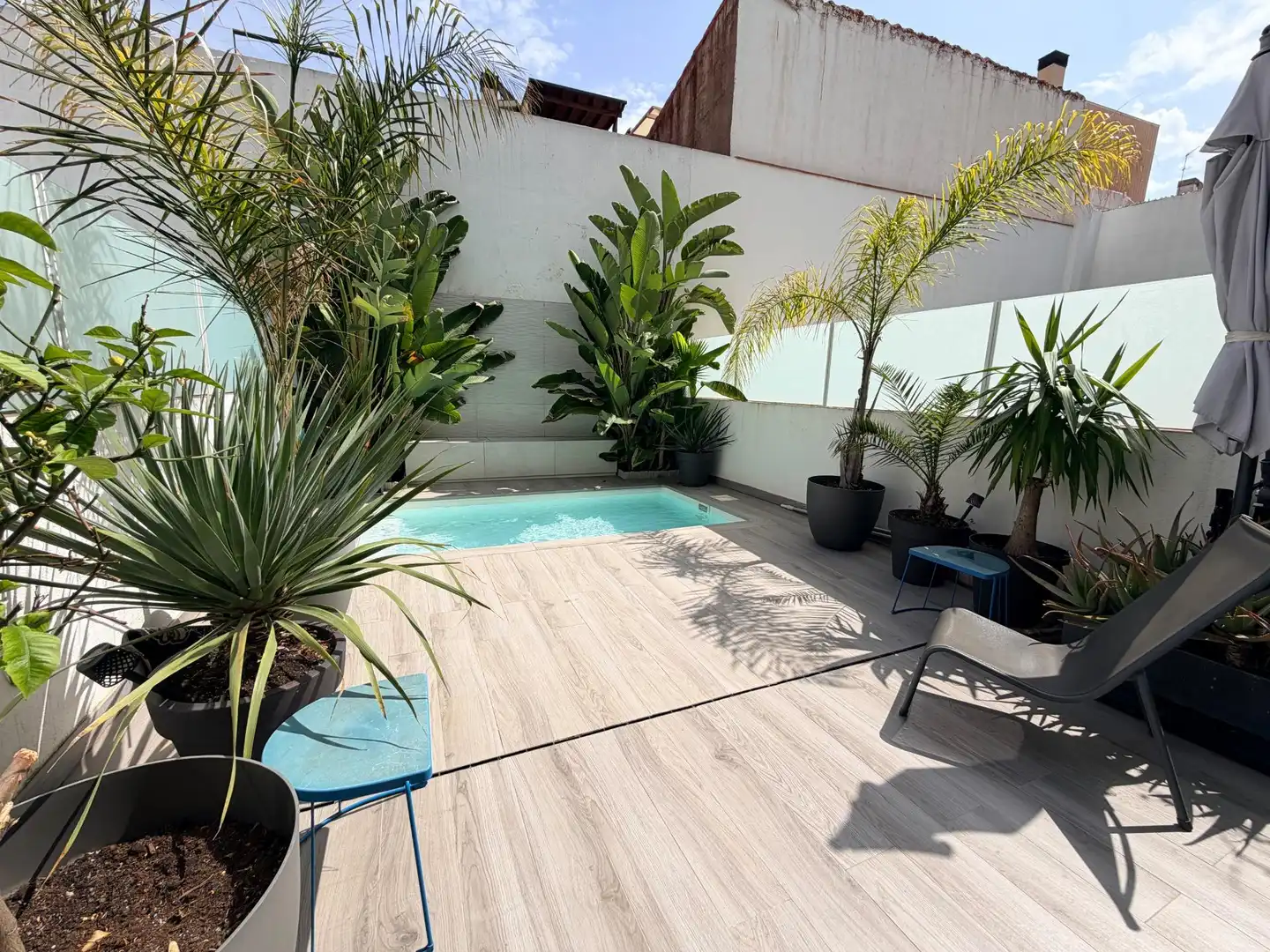 Terrace of Houses for sale in Badalona  with Air Conditioner, Heating and Parquet flooring
