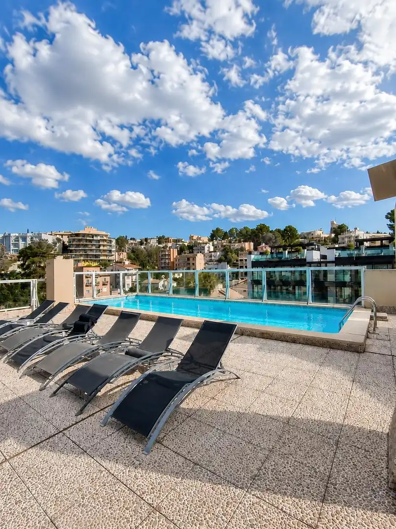 Piscina de Ático de alquiler en  Palma de Mallorca con Aire acondicionado, Calefacción y Terraza
