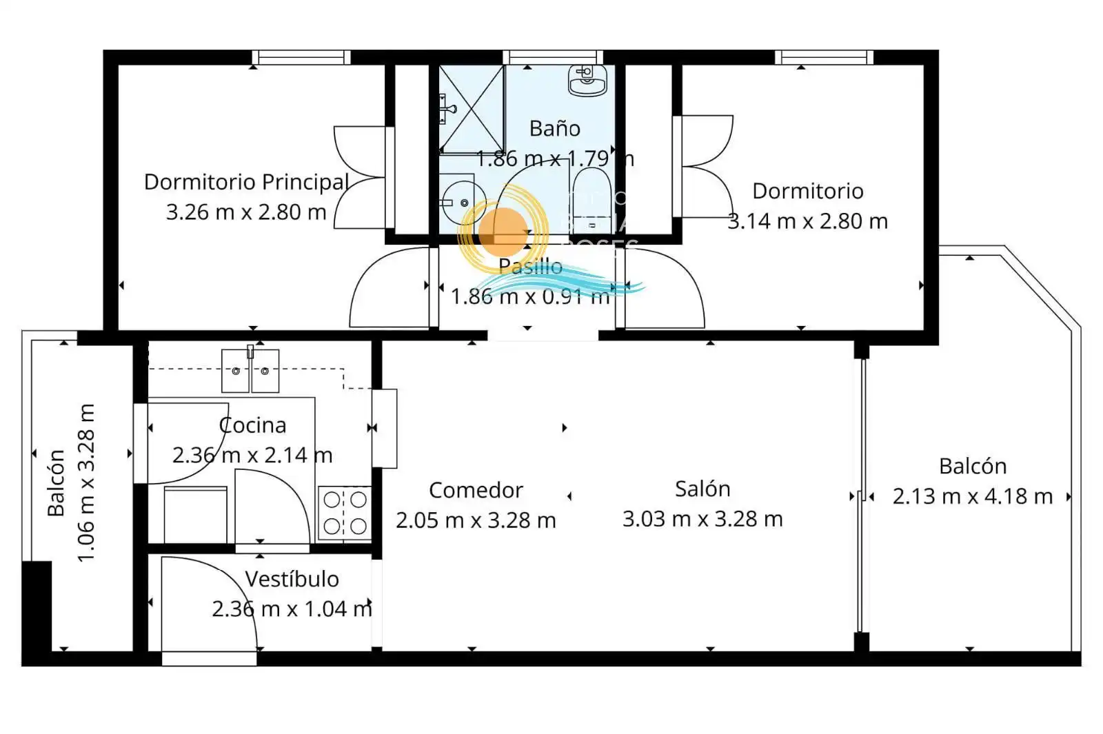 Flat with terrace for sale in Francesc Alegre, imagen 30