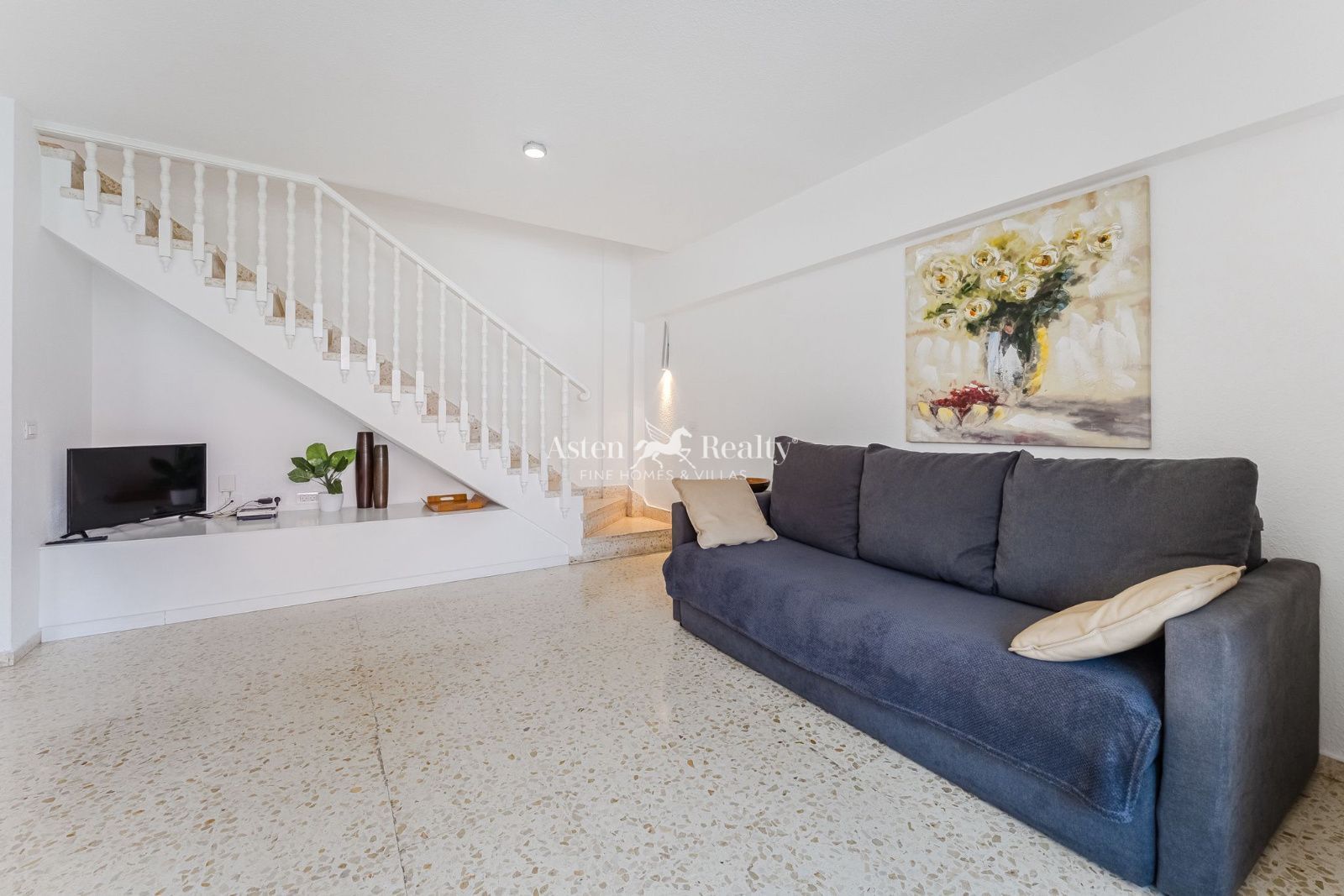 Living room of Apartment for sale in Arona  with Terrace, Swimming Pool and Furnished