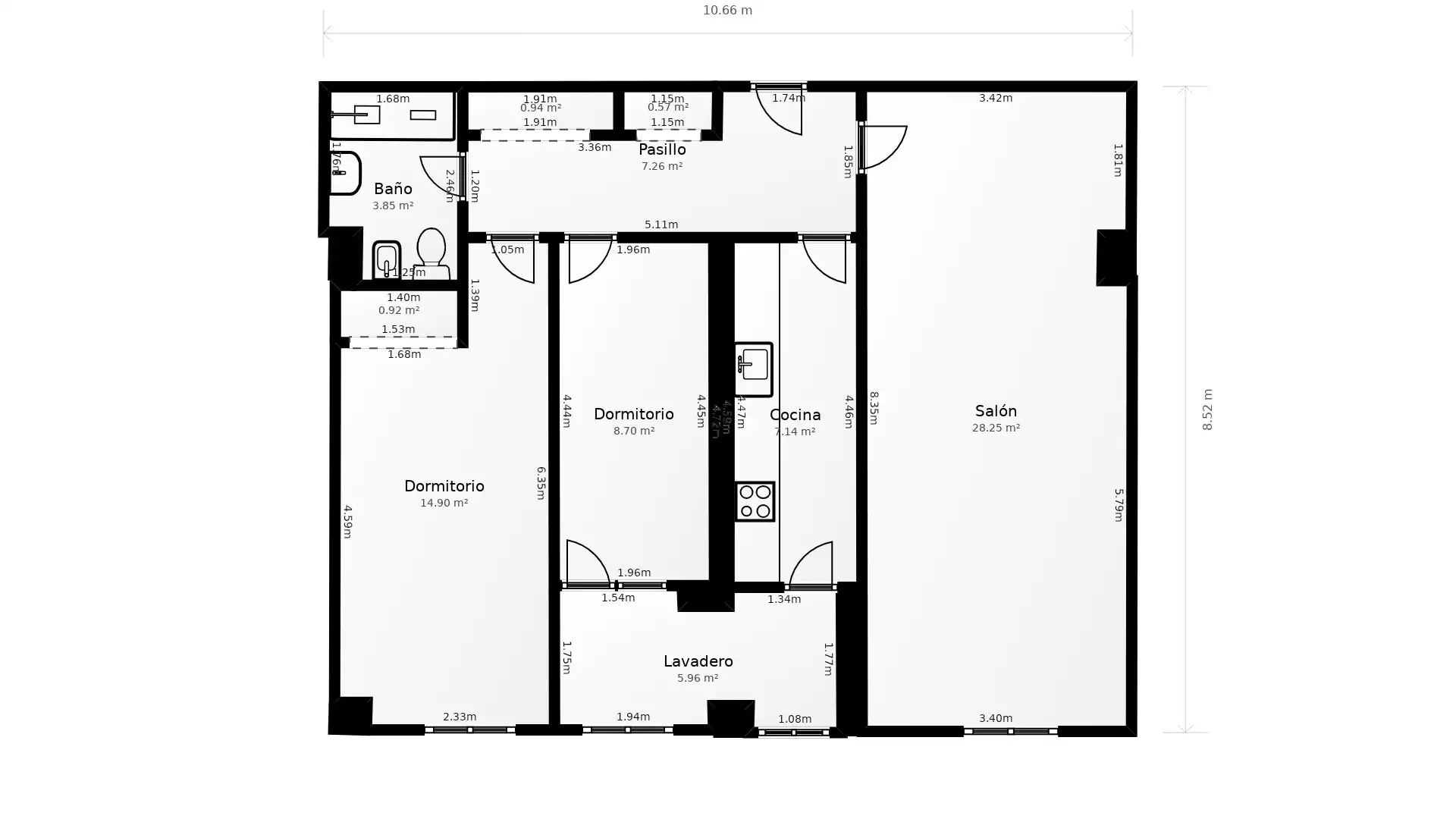 Piso en venta en Madrid con Aire acondicionado, Calefacción y Parquet