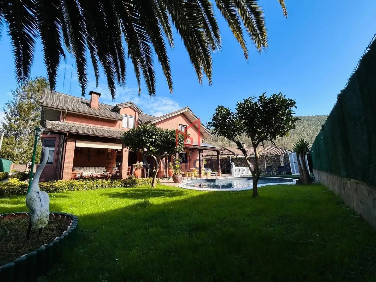 Jardín de Casa o chalet en venta en Guriezo con Jardín privado, Terraza y Piscina