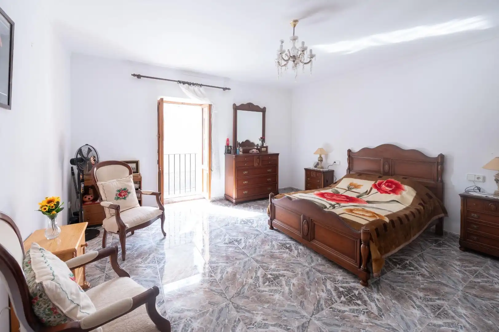 Bedroom of Houses for sale in Sineu  with Air Conditioner, Heating and Terrace