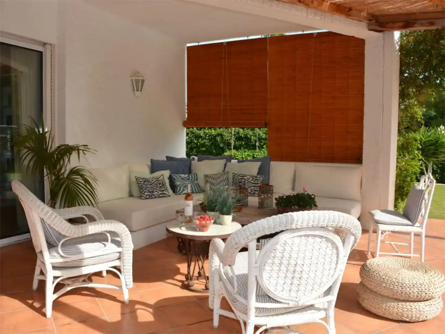 Terrassa de Casa o xalet de lloguer en Sitges amb Aire condicionat, Piscina i Balcó