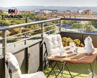 Terrace of Flat for sale in  Granada Capital  with Air Conditioner, Heating and Parquet flooring