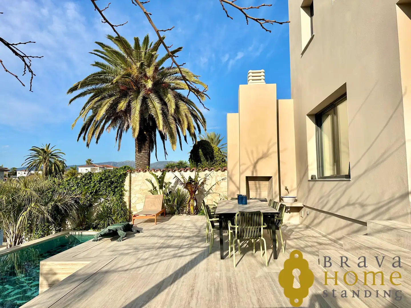 Jardín de Casa o chalet en venta en Empuriabrava con Aire acondicionado, Jardín privado y Terraza