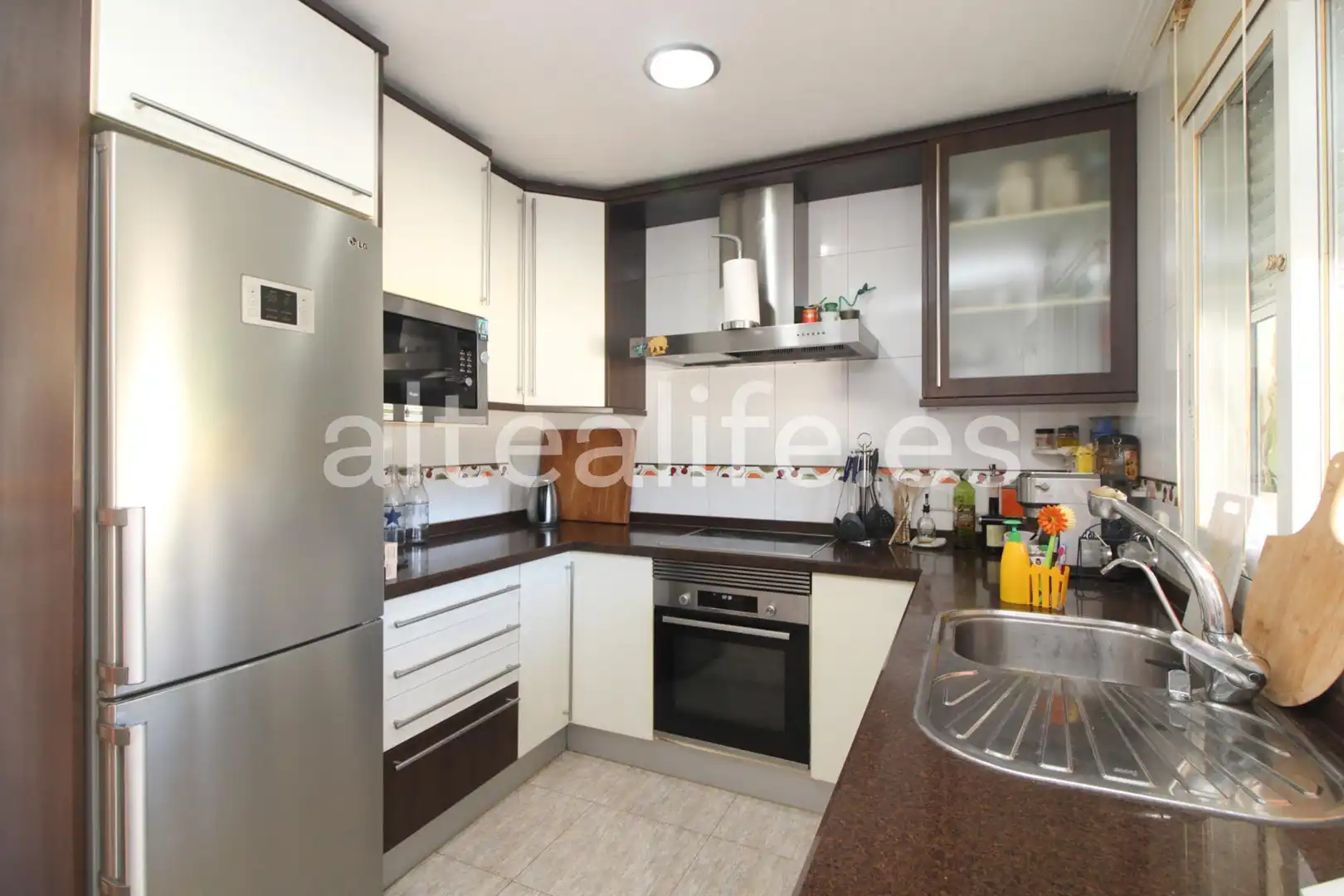 Cocina de Casa o chalet en venta en La Nucia con Aire acondicionado, Calefacción y Jardín privado