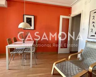 Living room of Apartment to rent in  Barcelona Capital  with Air Conditioner, Terrace and Furnished