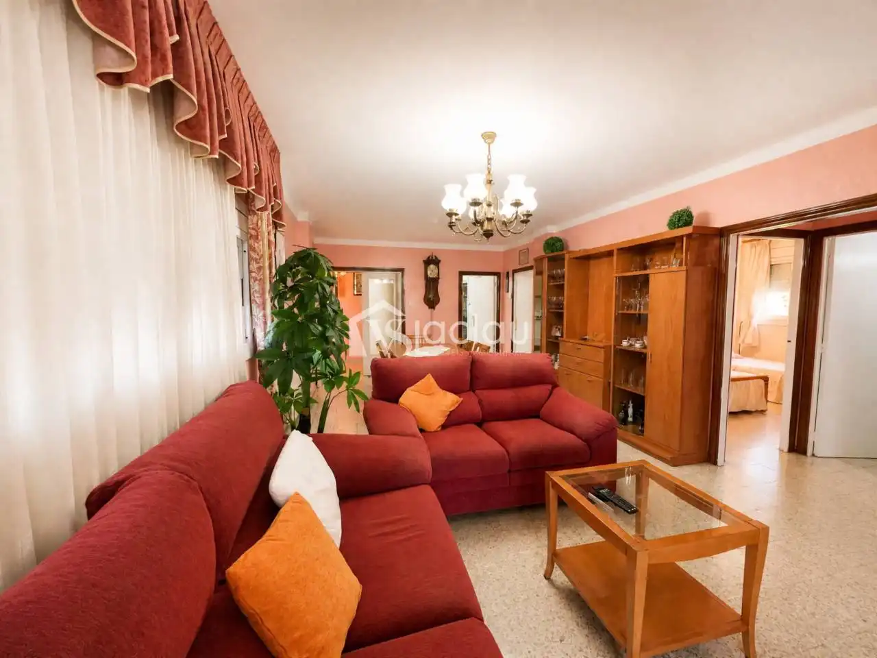 Sala d'estar de Pis en venda en Olesa de Montserrat amb Calefacció i Terrassa