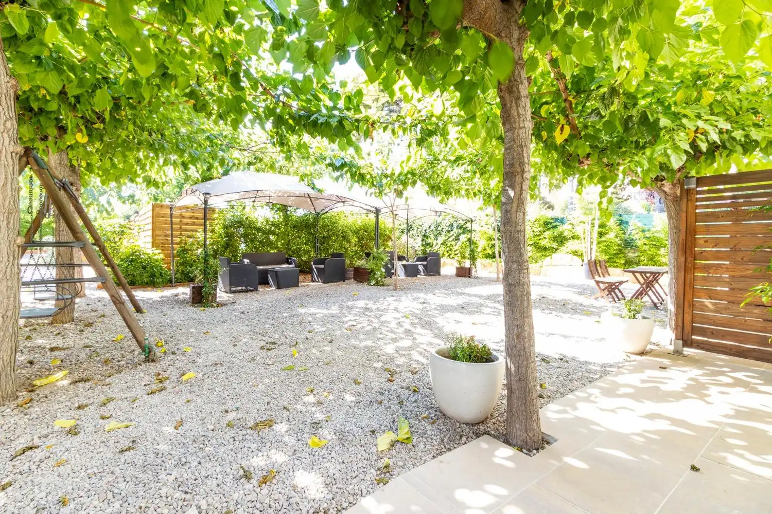 Terrasse von Wohnungen zur Miete in Altafulla mit Klimaanlage, Heizung und Privatgarten
