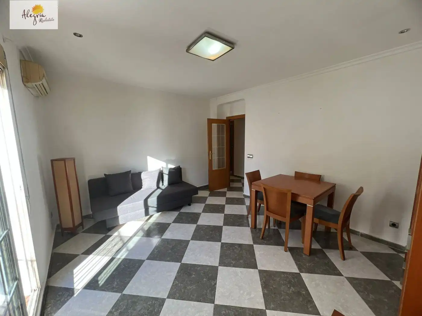 Wohnzimmer von Wohnung zur Miete in Xirivella mit Klimaanlage, Möbliert und Balkon