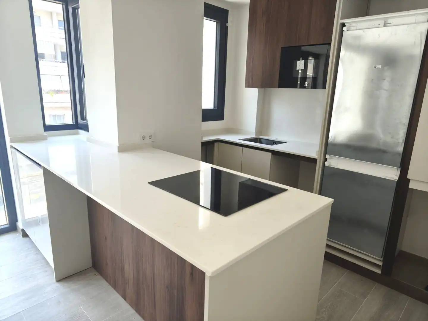 Kitchen of Flat for rent in Málaga  with Air Conditioner, Heating and Oven