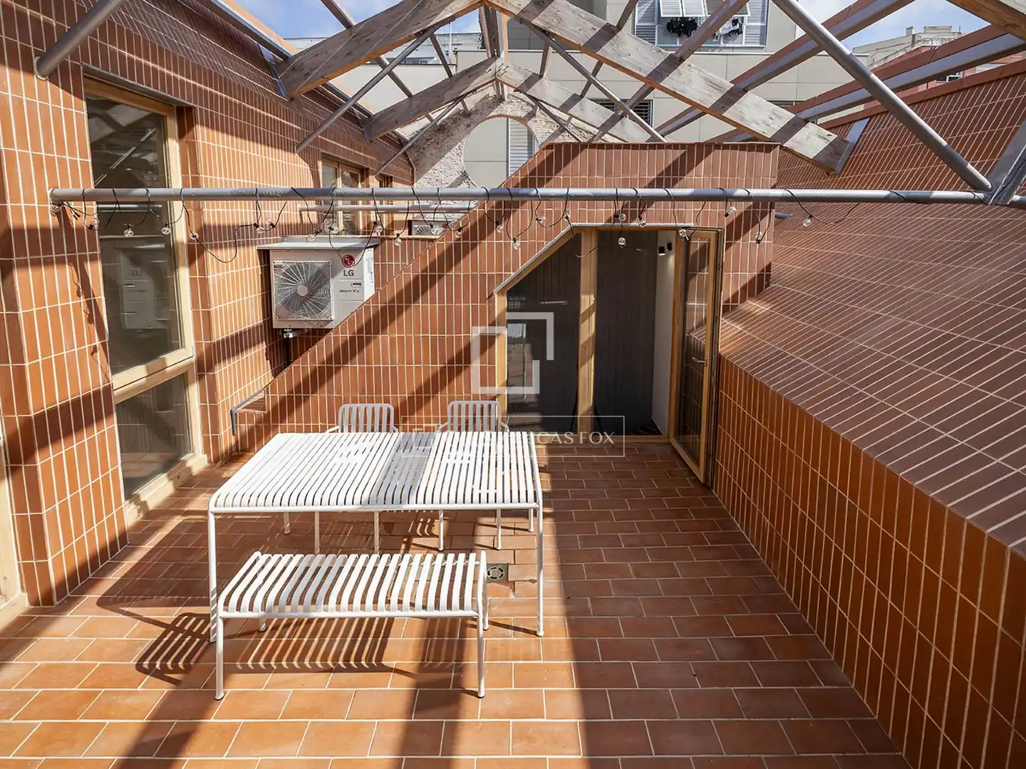 Terrassa de Loft de lloguer en Barcelona amb Aire condicionat, Calefacció i Parquet