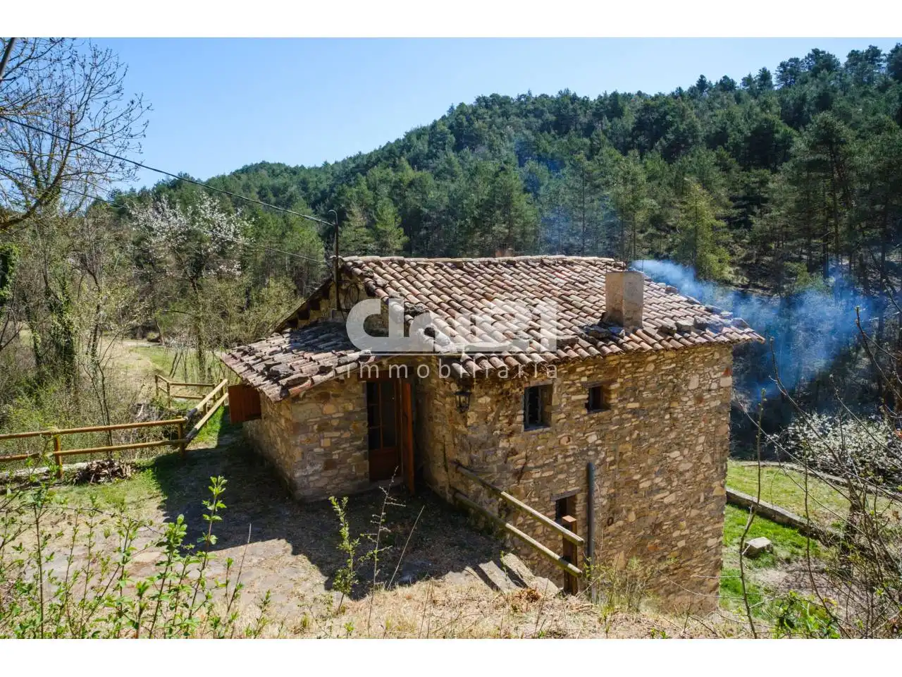 Vista exterior de Casa o xalet en venda en Borredà amb Jardí privat