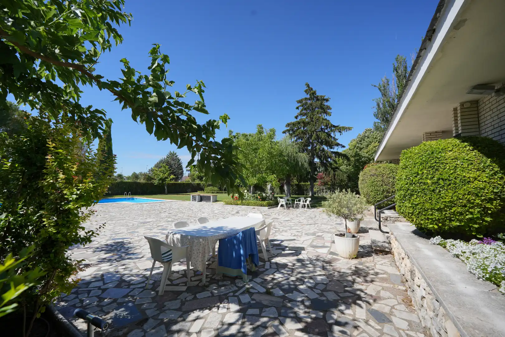 Jardí de Casa o xalet en venda en Villanubla amb Aire condicionat, Calefacció i Jardí privat