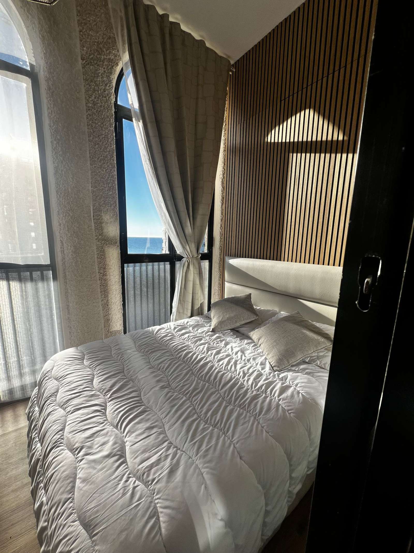 Bedroom of Study to share in La Manga del Mar Menor  with Air Conditioner and Terrace