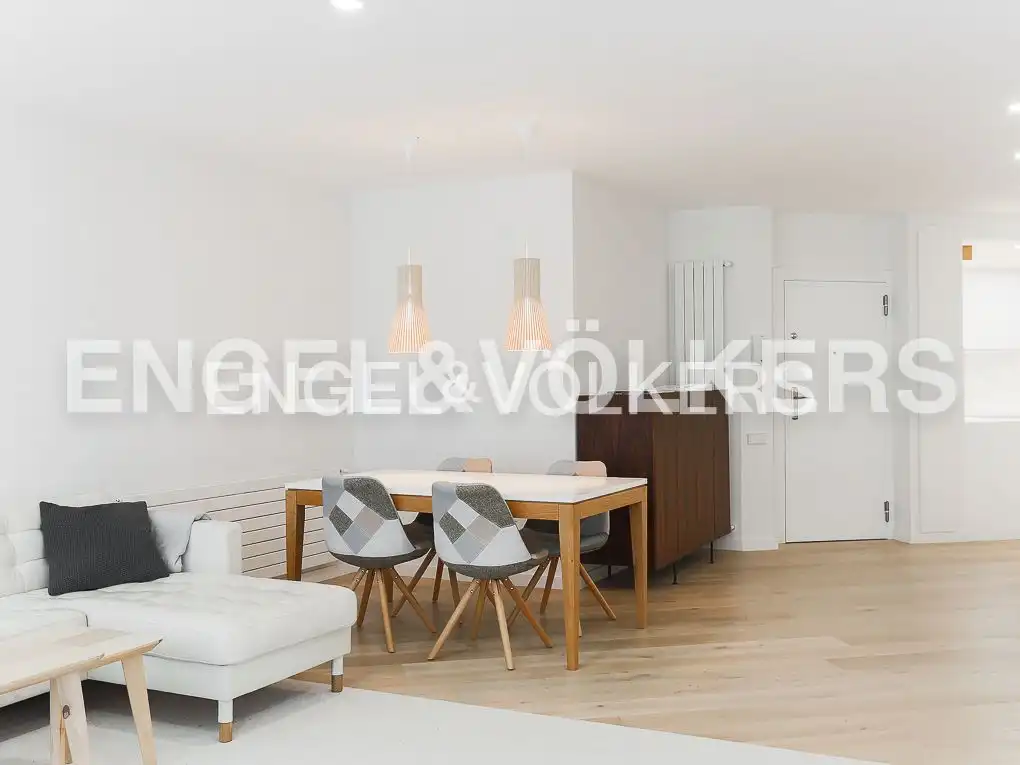 Esszimmer von Wohnung zur Miete in Valencia mit Klimaanlage, Heizung und Parkett