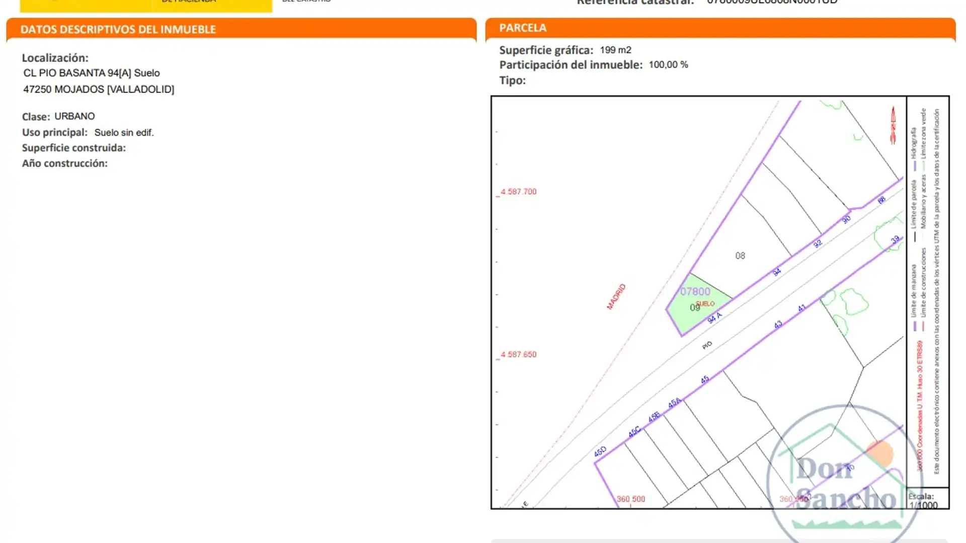 Residencial en venta en Mojados