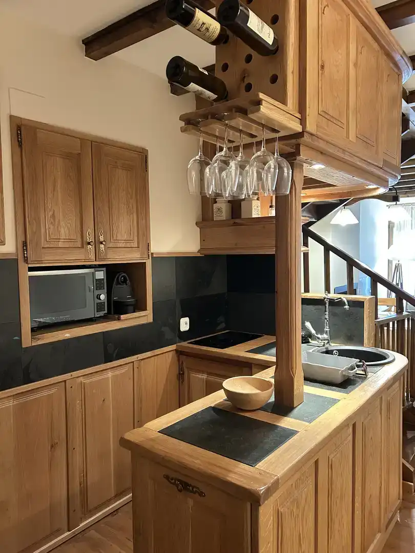Cocina de Casa o chalet en venta en Hermandad de Campoo de Suso con Jardín privado, Parquet y Trastero