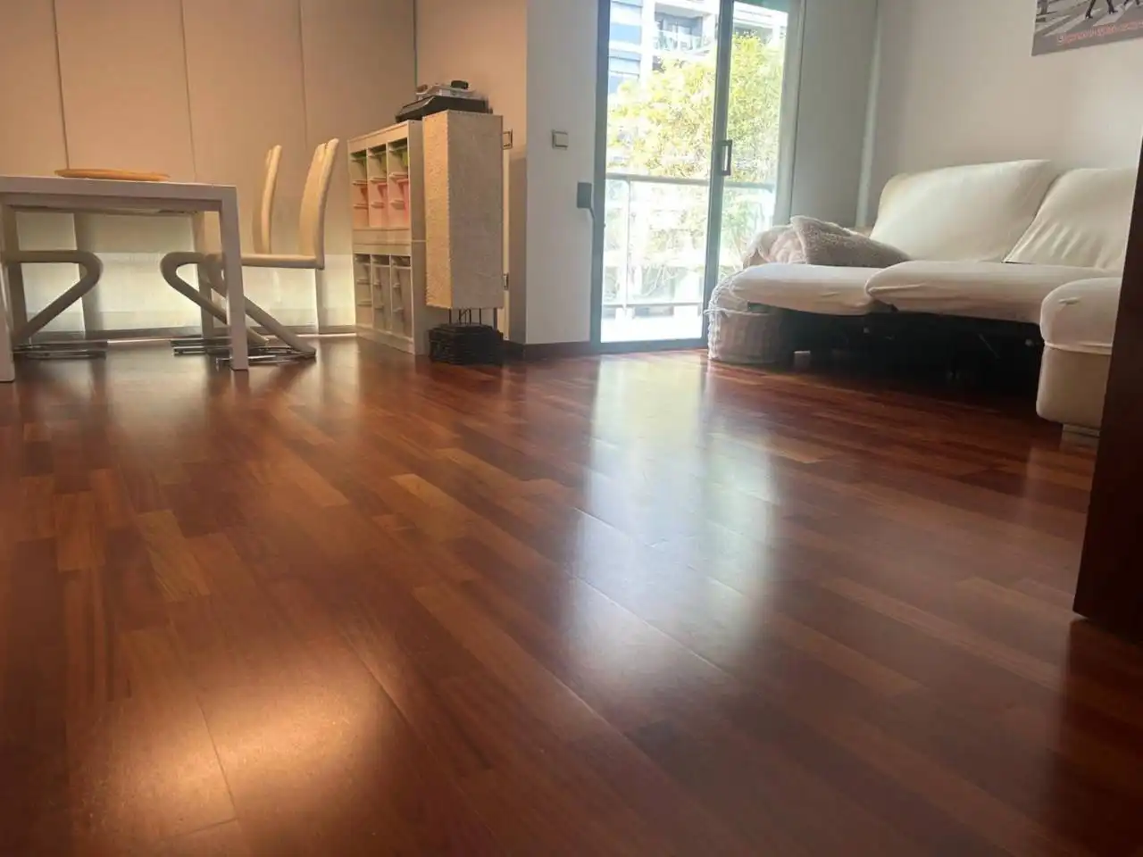 Wohnzimmer von Wohnung zum Verkauf in Castellón de la Plana / Castelló de la Plana mit Klimaanlage, Parkett und Terrasse