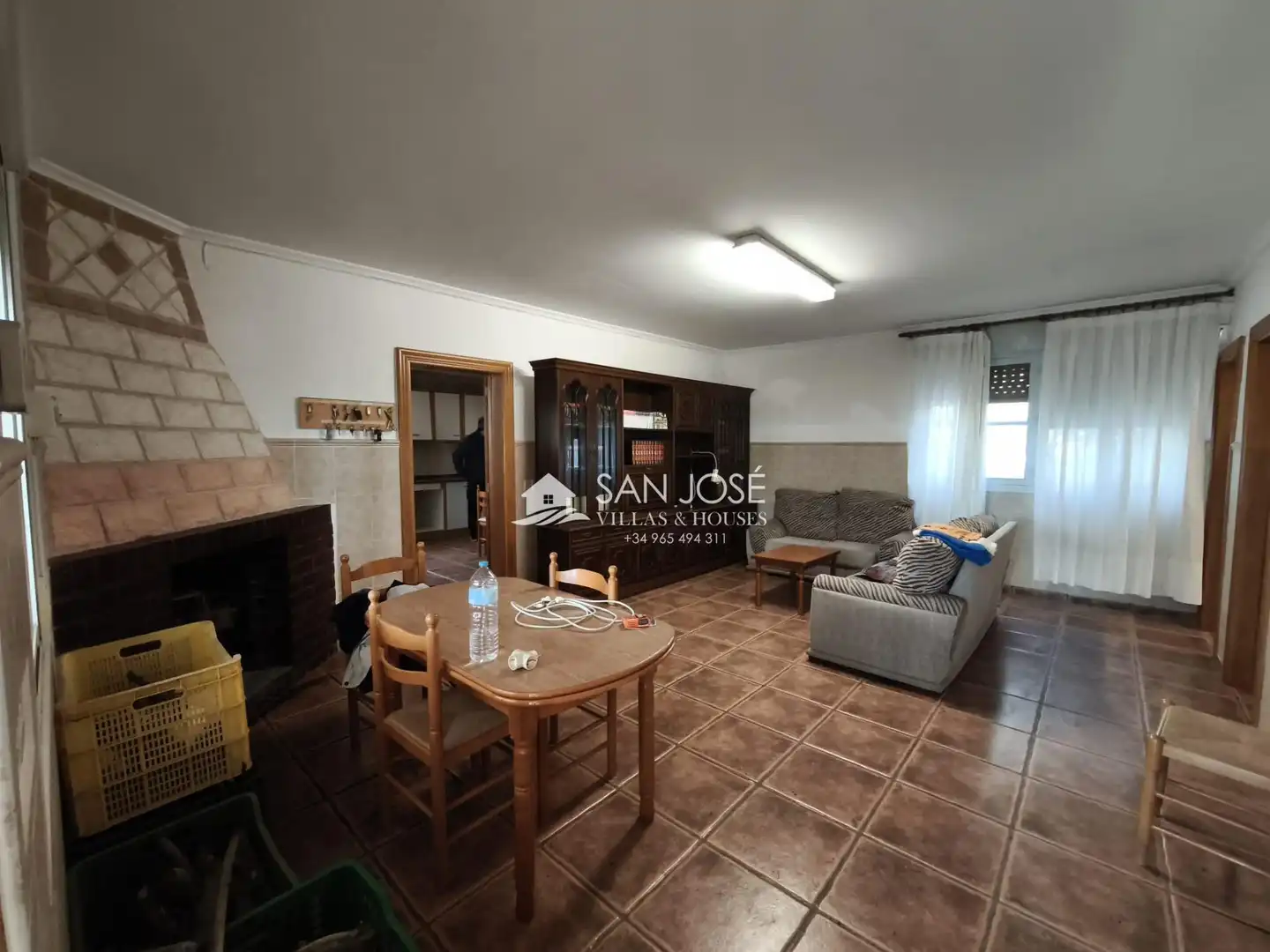 Sala de estar de Casa o chalet en venta en Aspe con Terraza, Trastero y Piscina