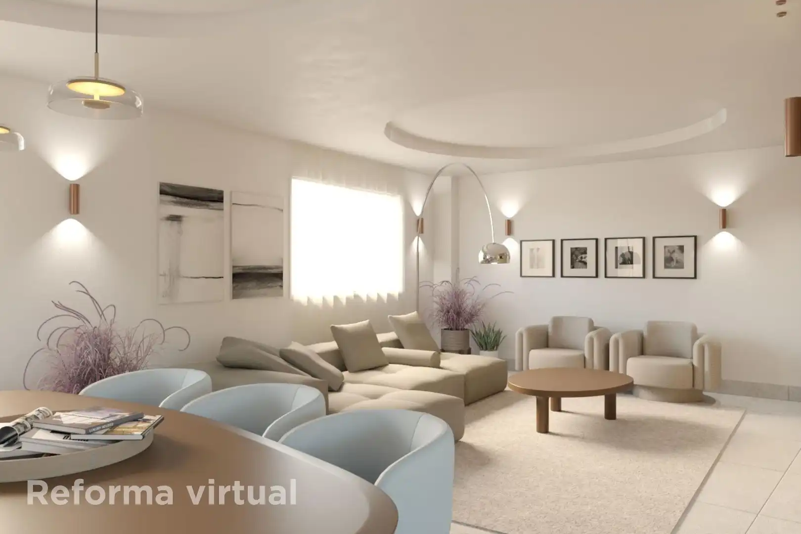 Living room of Flat for sale in  Murcia Capital  with Air Conditioner and Heating